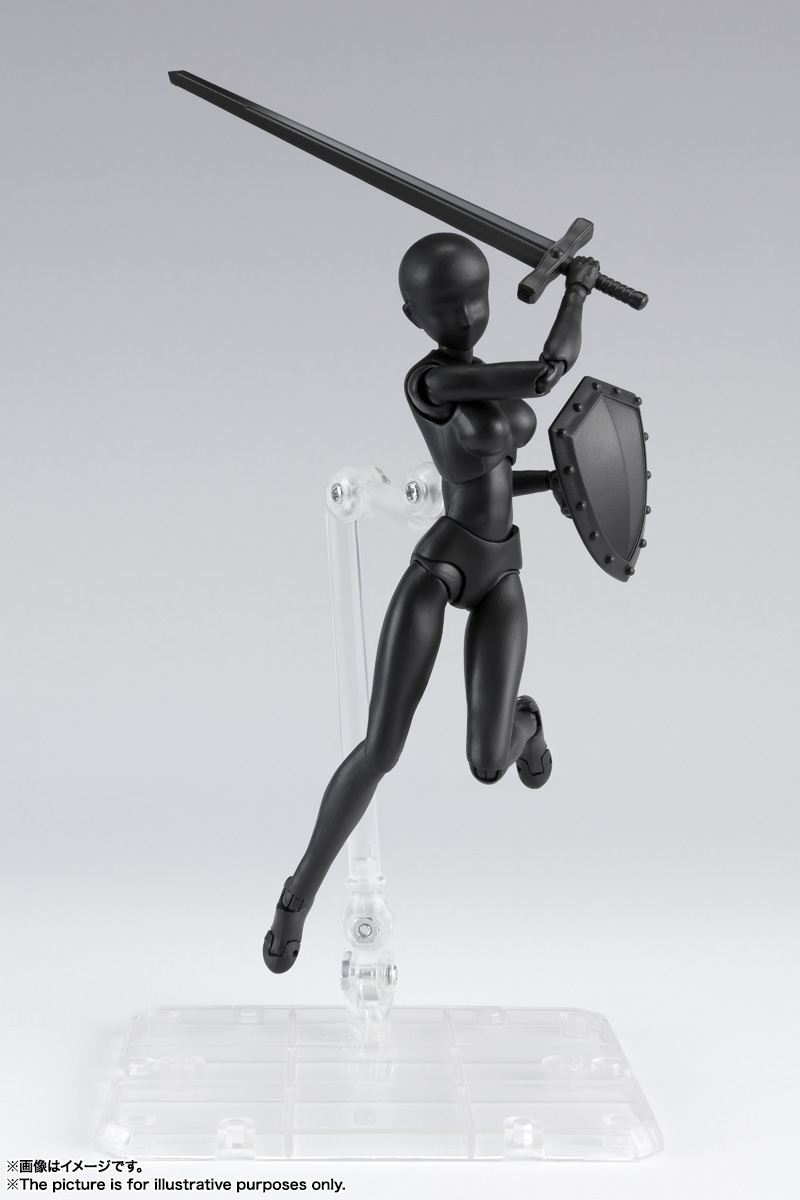 S.H.Figuarts ボディちゃん DX SET 2（ Solid black Color Ver.） 05