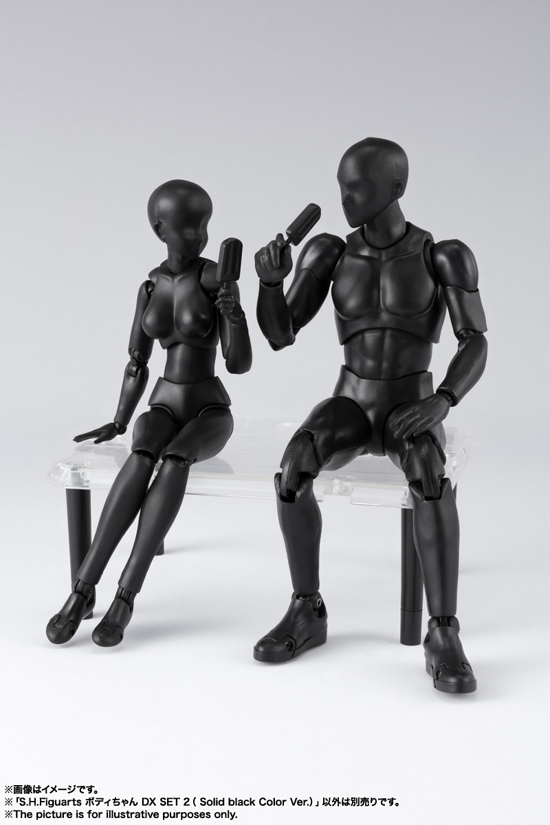 S.H.Figuarts ボディちゃん DX SET 2（ Solid black Color Ver.） 13